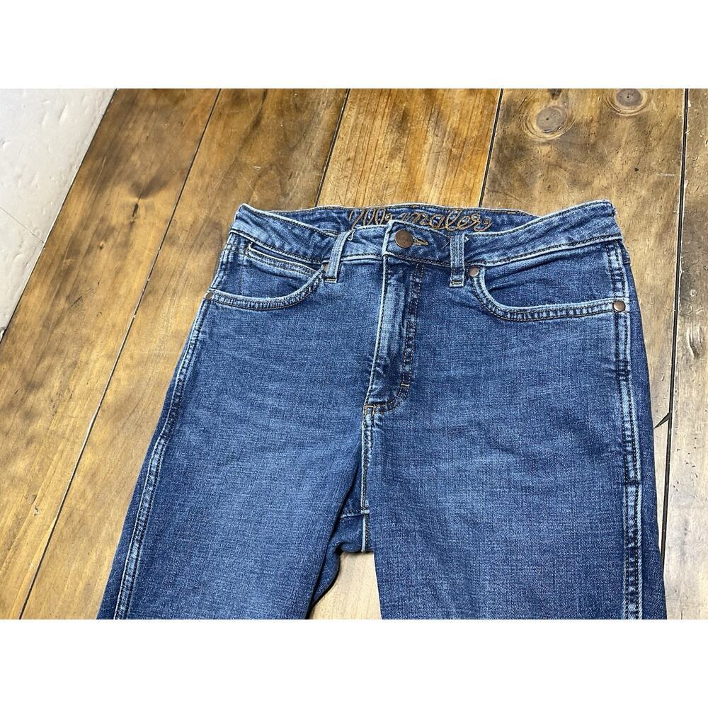 Wrangler Retro High Rise Flare Denim Bell Jeans Womens Size 29 ALTERED - Picture 2 of 11